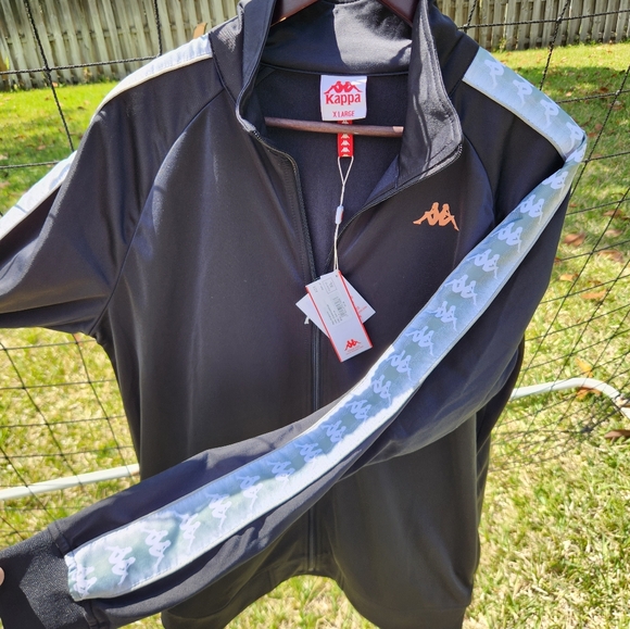 Kappa Track Jacket Jaspo SIZE Xl Authentic Gray - Picture 2 of 8